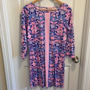 Lilly Pulitzer Marlowe Dress in Werk it Engineered Marlow Print Sz S